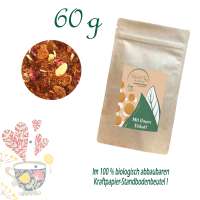 Standbodenbeutel Medium, Kraftpapier, Inhalt 60 g