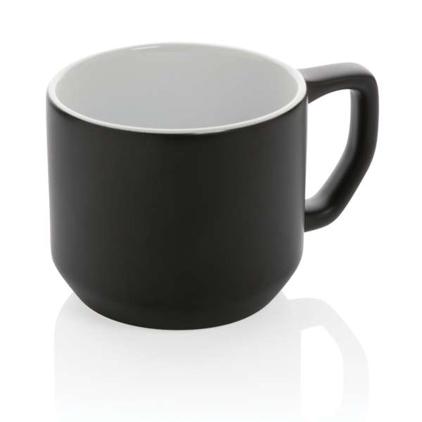Moderne Keramiktasse, 350ml