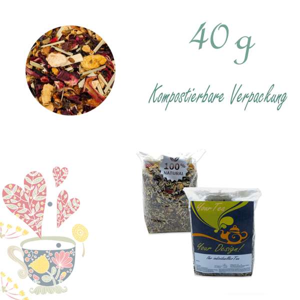 YuboFiT® Bio Erdbeertarte Tee