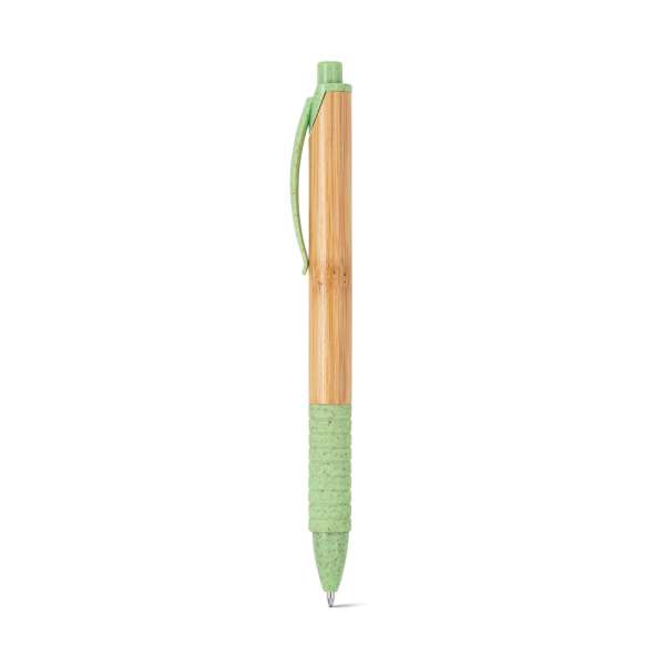 KUMA Bambus-Kugelschreiber mit einem Anti-Rutsch-Clip