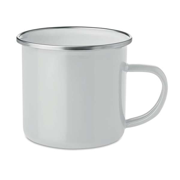 Emaillierter Metall-Becher PLATEADO