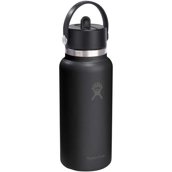 Hydro Flask Wide Mouth 946 ml isolierte Edelstahl Trinkflasche mit Strohhalmverschluss