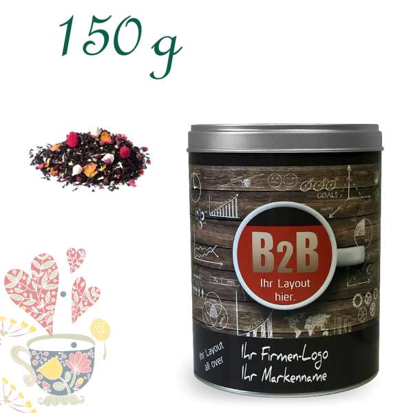 YuboFiT® Schwarzer Tee GROOVE WHITE NIGHT