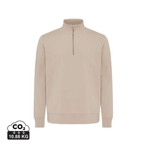 IQONIQ Elgon Quarter-Zip-Sweater aus rec. Baumwolle