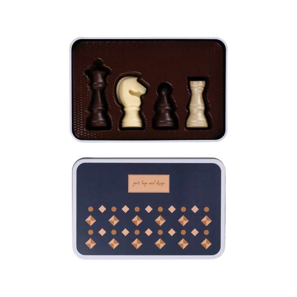 CHECKMATE TIN-SCHOKOLADENSET