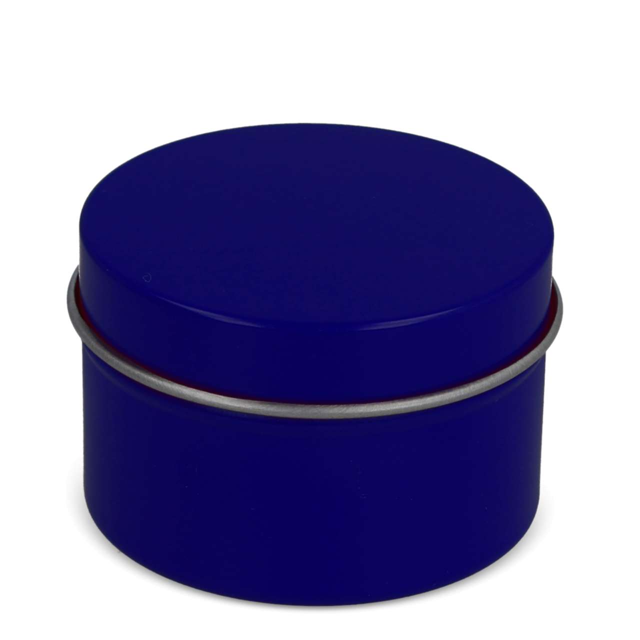 Scented candle round recycled tin