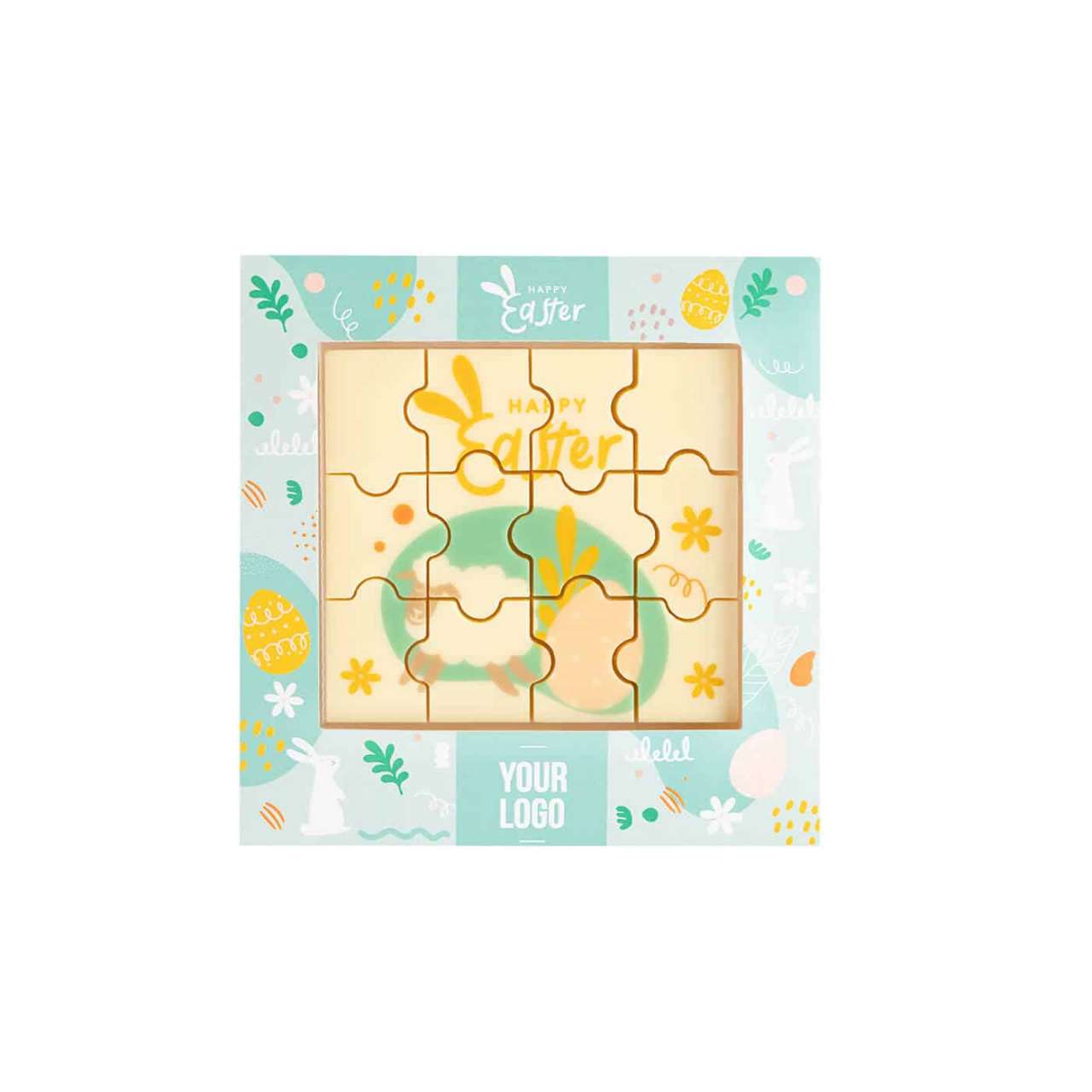 SCHOKOLADENPUZZLE MIT AUFDRUCK 12 STÜCK