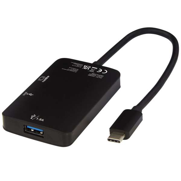 ADAPT Typ-C Multimediaadapter aus Aluminium (USB-A / Typ-C / HDMI)