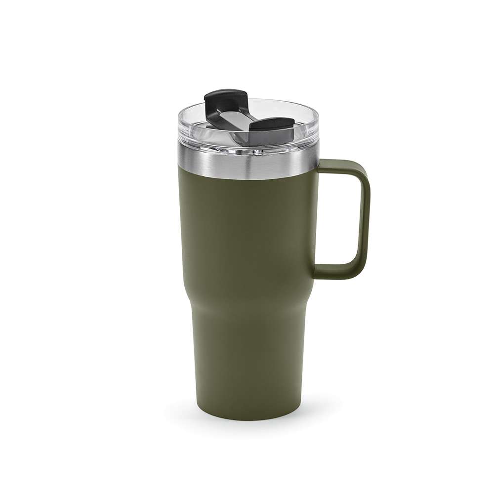 Neman Tasse recy. Edelstahl, 580 ml. Mit drehbarem Deckel