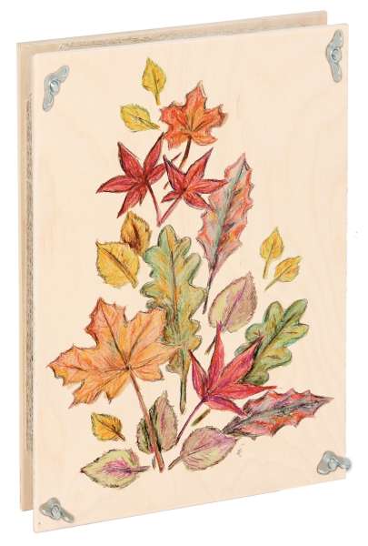 Blätterpresse bunt 33 x 23 cm