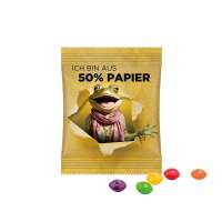 Folie mit ca. 50 % Papieranteil, weiß