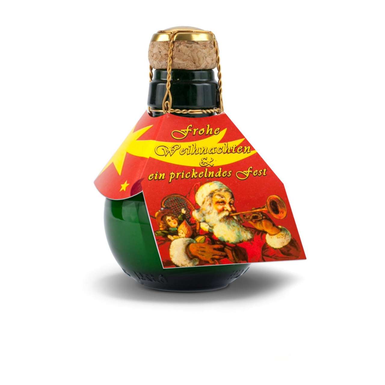 Kleinste Sektflasche der Welt! Weihnachtsgruß - Ohne Geschenkkarton, 125 ml