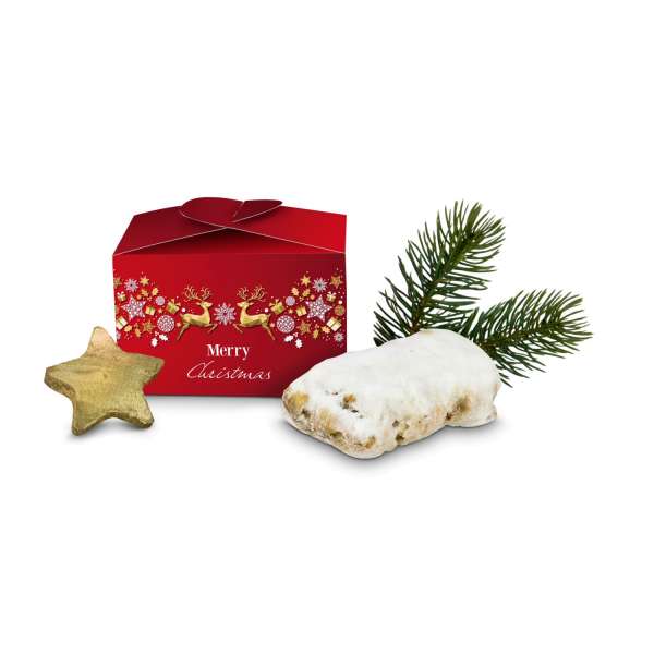 Geschenkartikel / Präsentartikel: Mini-Stollen Merry Christmas