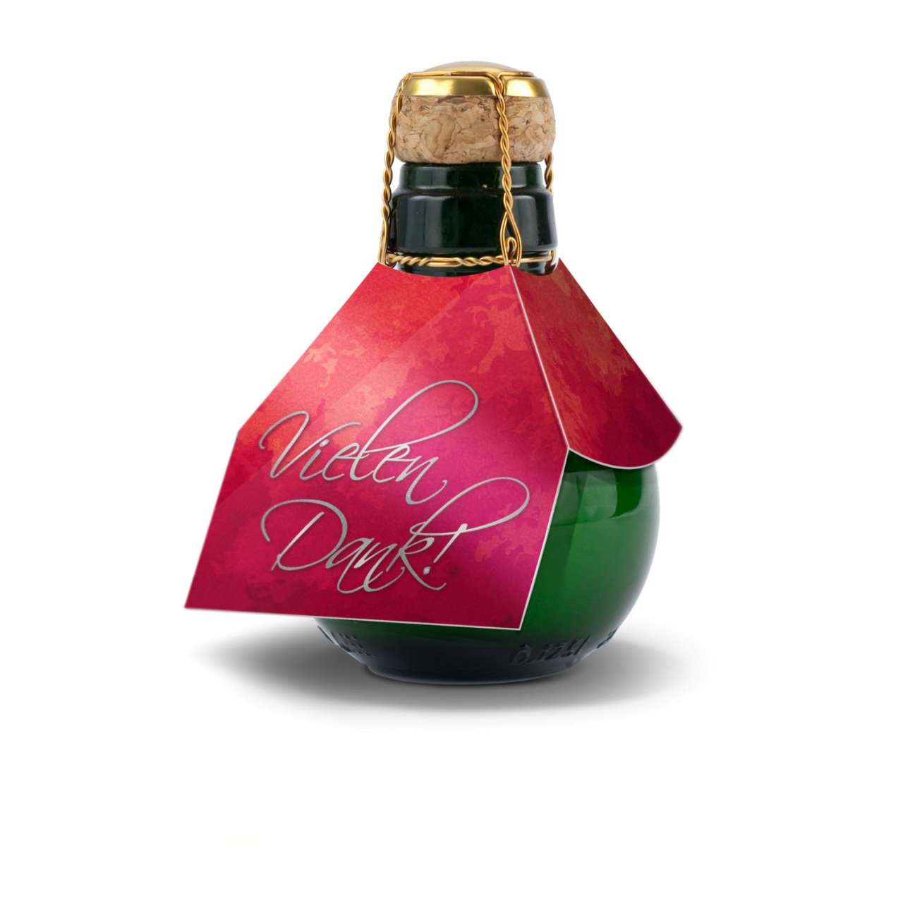 Kleinste Sektflasche der Welt! Vielen Dank - Ohne Geschenkkarton, 125 ml