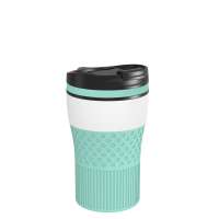 Becher weiß, Ring mint, Hülle mint