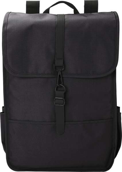 RPET Polyester (300D) Rucksack mit Lasche Lyric