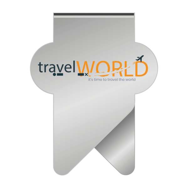 ROMINOX® Mehrweg-Büroklammer X Clip Variante, idealer Mailingartikel für Dokumente, bis zu 12 Seiten