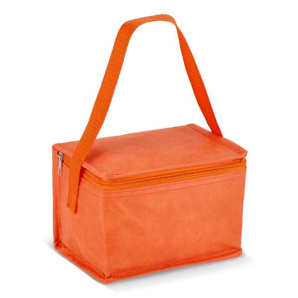 R-PET 6 Dosen-Kühltasche Non Woven 20 x 13 x 12,5cm 75g / m²