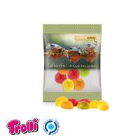 transparent Trolli Fruchtgummi Fußbälle, mini, bunt gemischt, 10% Fruchtsaft