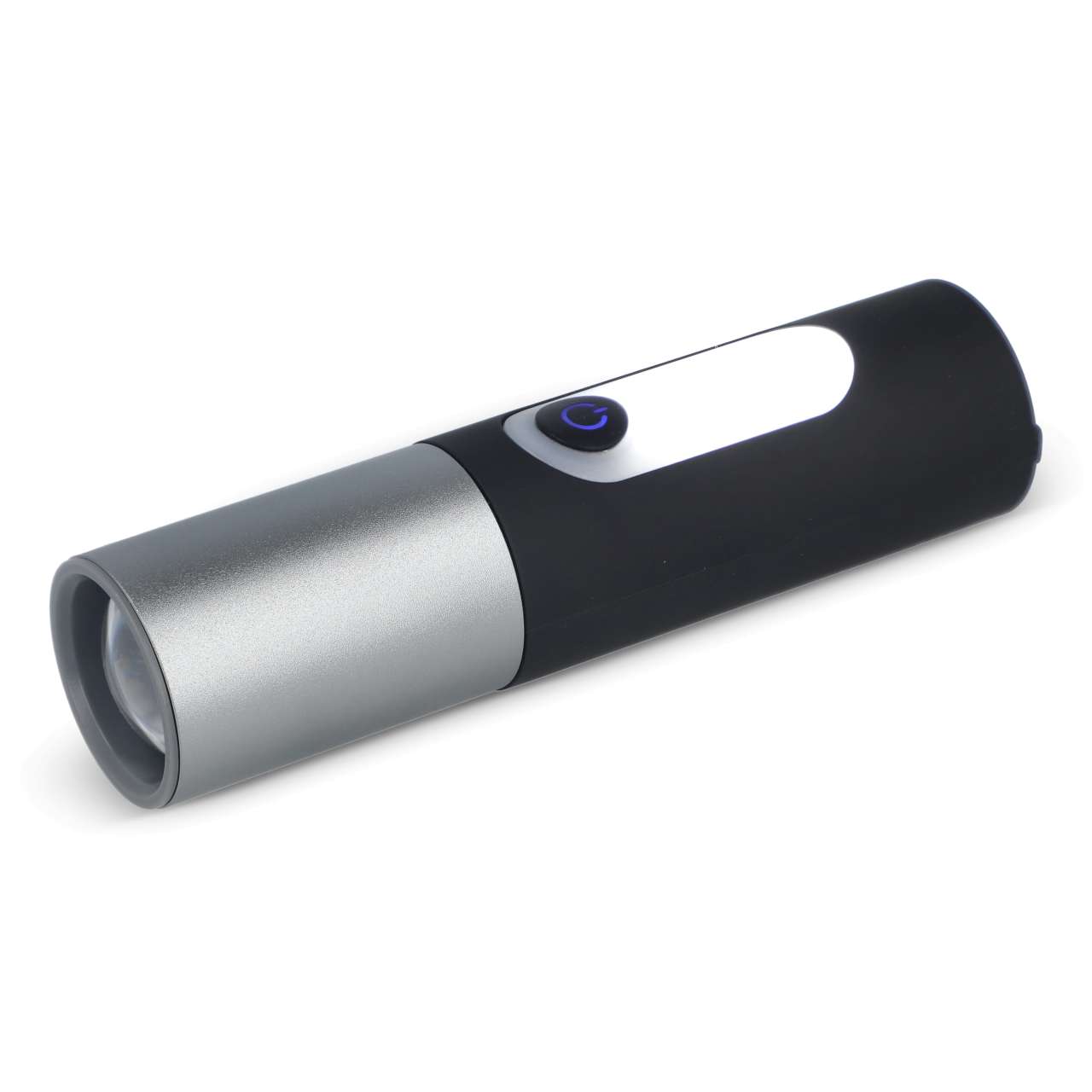 Wiederaufladbare 10-W-LED-Taschenlampe mit Zoomfunktion, 300 lm