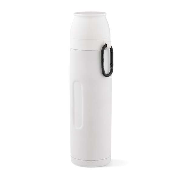 Flinders Thermos recy. Edelstahl, 1080 ml. Mit 2 Bechern und Karabiner