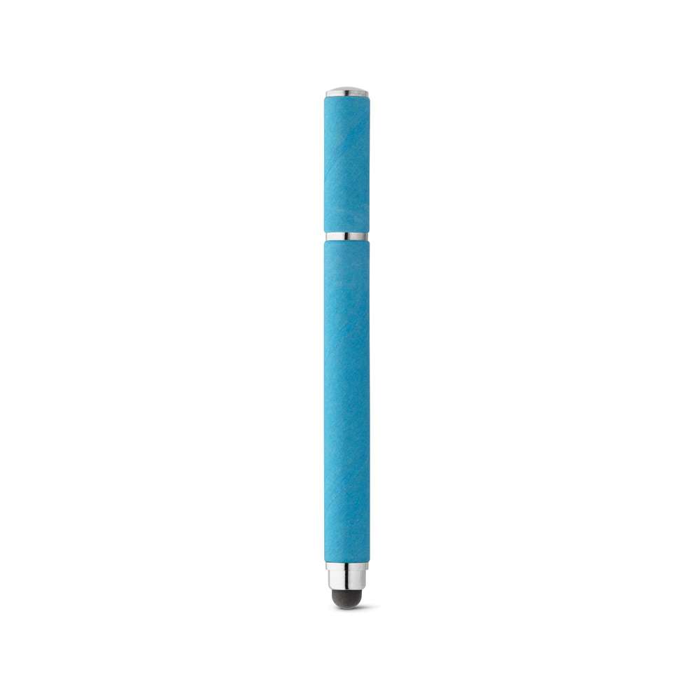 PAPYRUS Kugelschreiber aus Kraftpapier und ABS mit Touchpen-Spitze