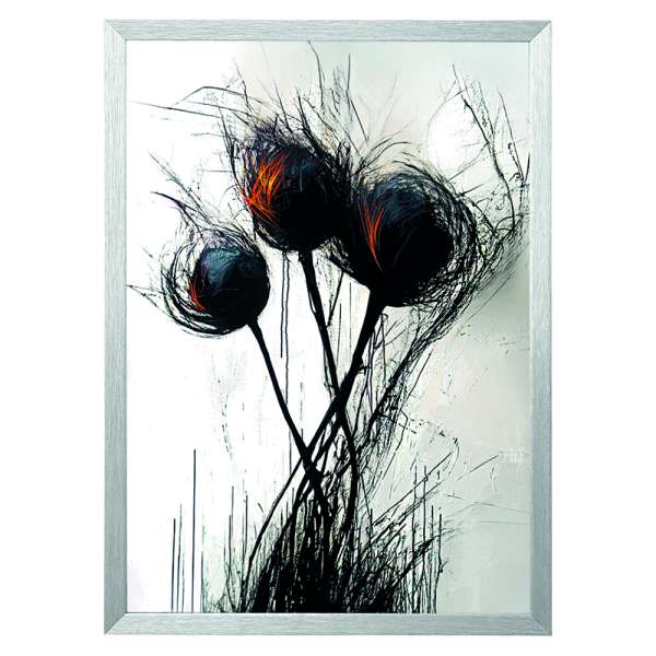 "Wicked Flowers V" von tokio darcy® - Fine Art Print, A5, Aluminiumrahmen