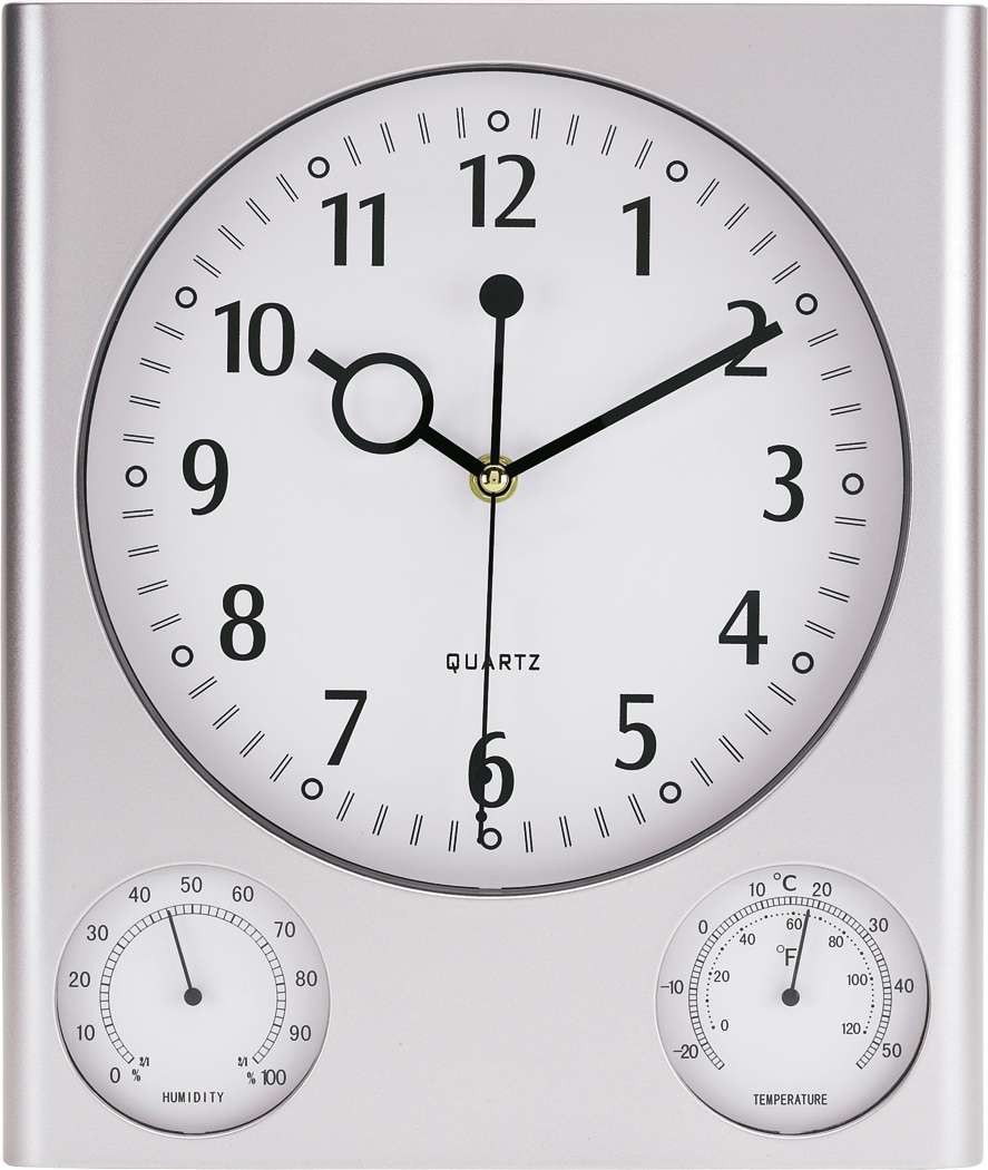 Rechteckige Wanduhr SATURN