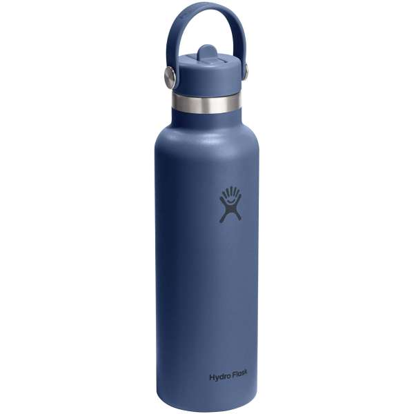 Hydro Flask Standard Mouth 621 ml isolierte Edelstahl Trinkflasche mit Strohhalmverschluss