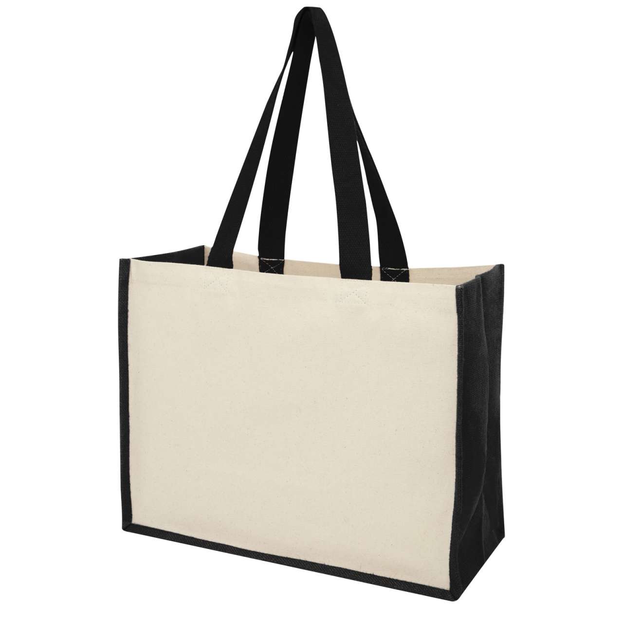 Varai 320 g / m Canvas und Jute Einkaufstasche 23L