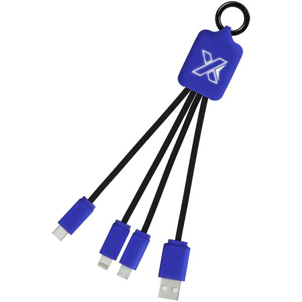 SCX. design C15 Quatro Ladekabel mit Leuchtlogo