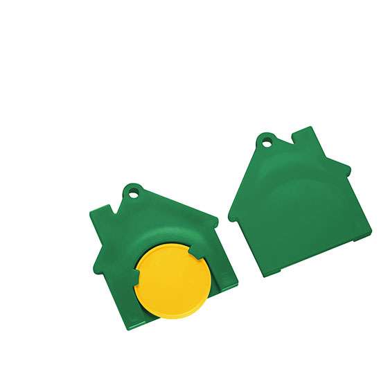 Chiphalter mit 1€-Chip "Haus"