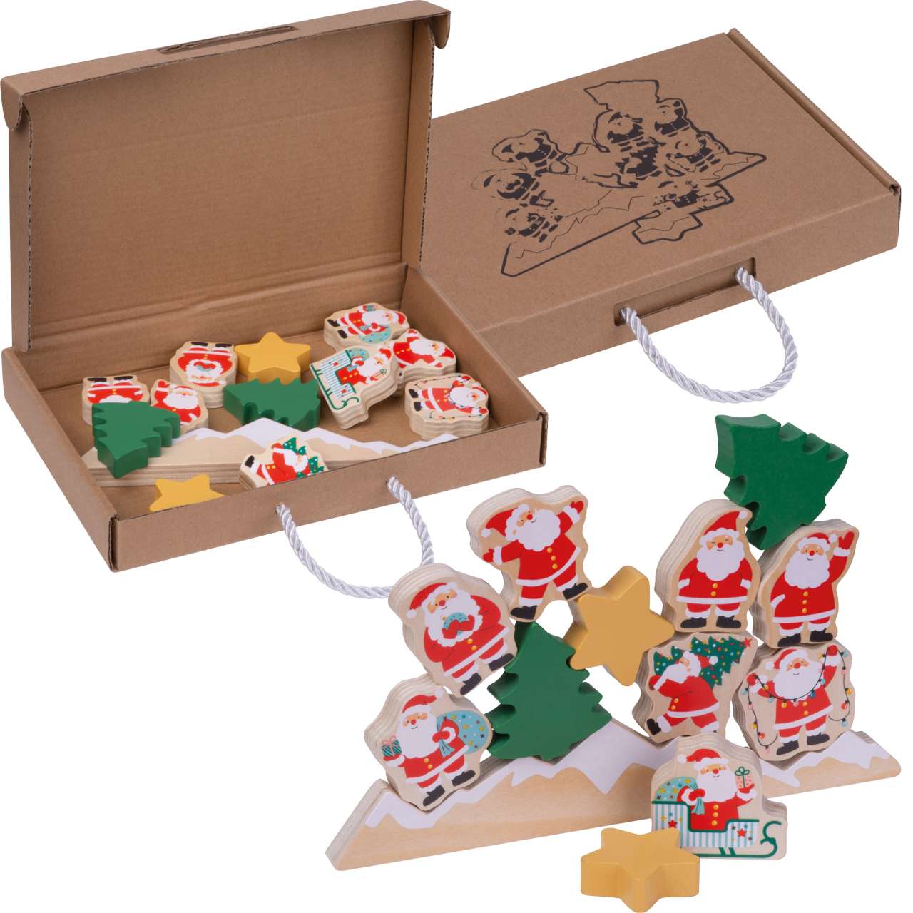 Xmas Balance Spiel – aus Holz LEANDRO