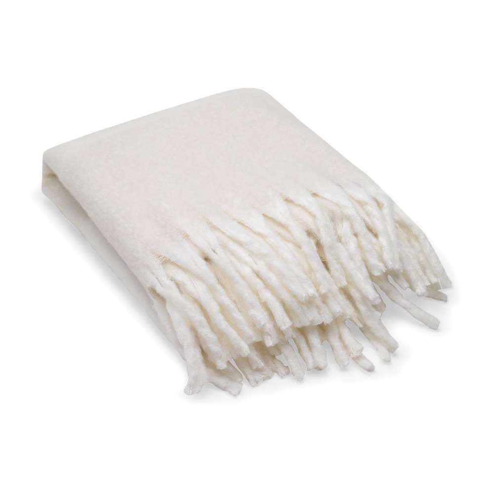 COMFY Decke aus recyceltem Polyester (100% rPET) (300 g / m²), mit Mohair-Feeling