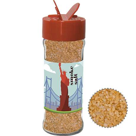 Gewürzmischung Rauch-Salz grob, ca. 90g, Glas mit Streuaufsatz