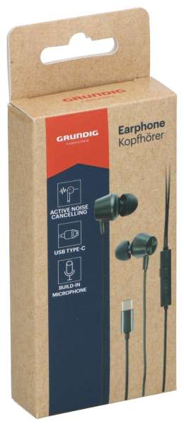 GRUNDIG In-ear Earphones ANC with USB-C Connection