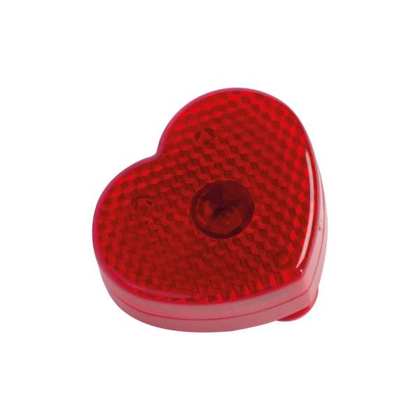 Herzförmiges Ansteckblinklicht