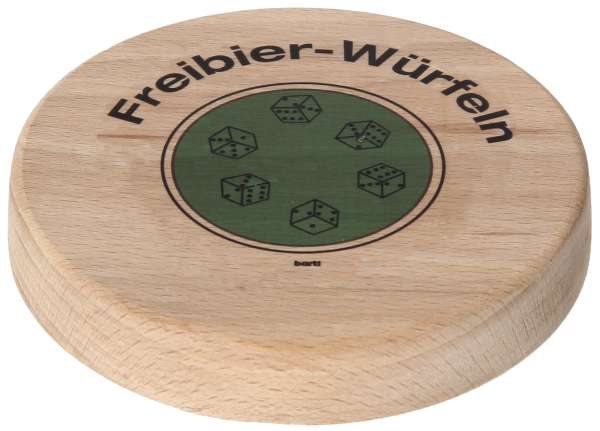 Bierdeckelspiel Freibier-Würfeln