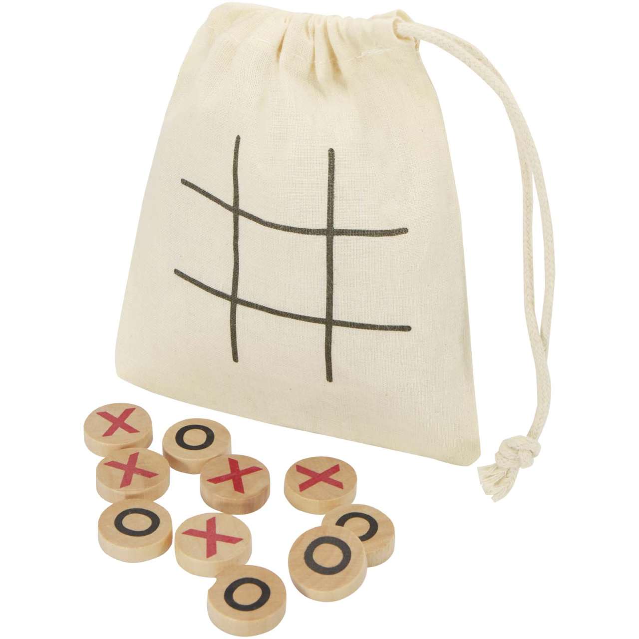 Whorl Tic-Tac-Toe Spiel aus Holz