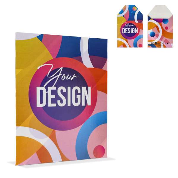 Individuell gestalteter Briefumschlag 100 x 130mm