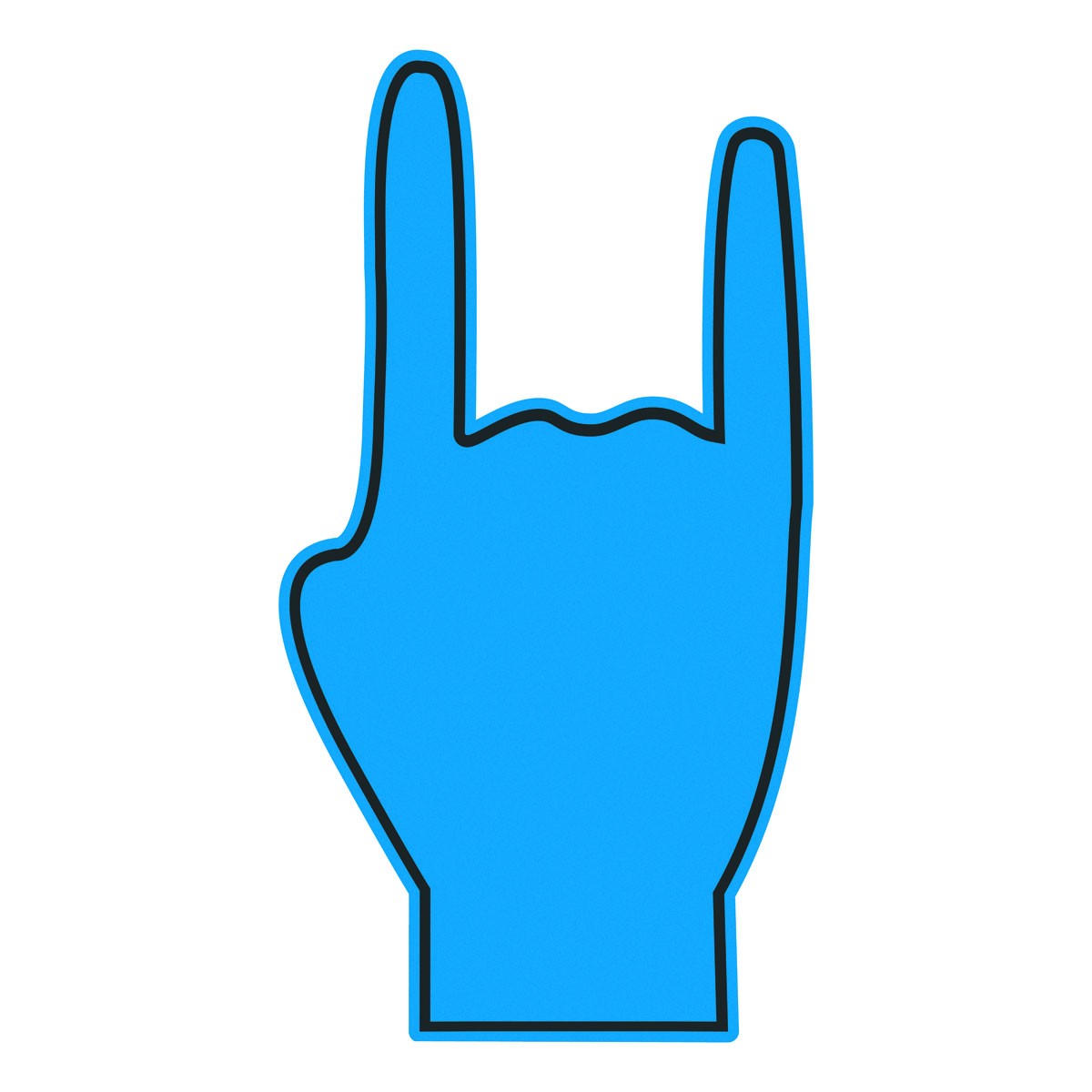 Winkehand aus Schaumstoff ROCKER SCHMAL