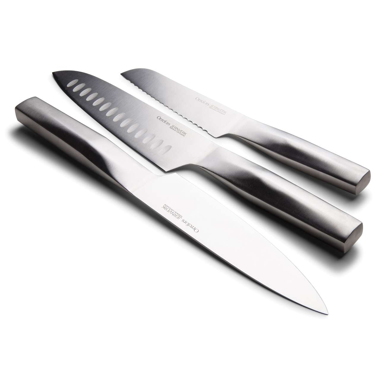 Orrefors Jernverk Knife Set Steel 3pack