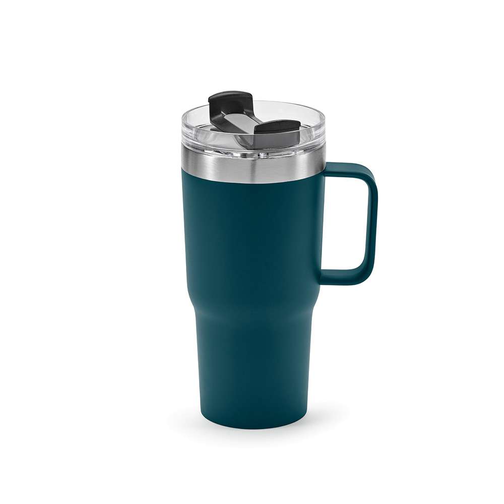 Neman Tasse recy. Edelstahl, 580 ml. Mit drehbarem Deckel