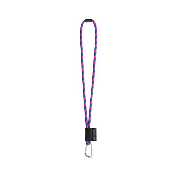 SET Lanyard Tube Long (Ø 7 mm) mit 55 mm D-förmigem Karabiner und Ø 7 mm Sicherheitsverschluss
