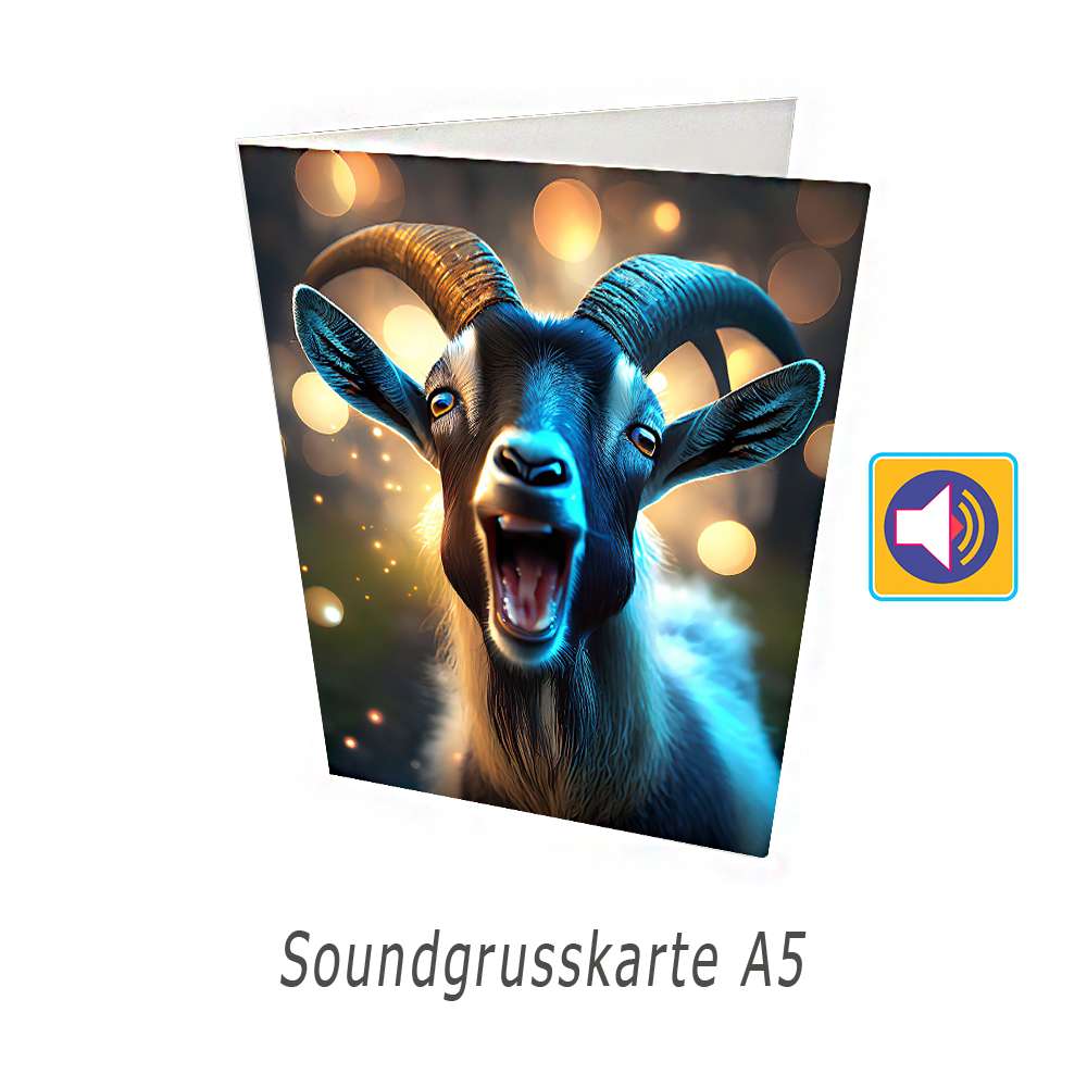 Soundgrußkarte DIN A5 für Mailing