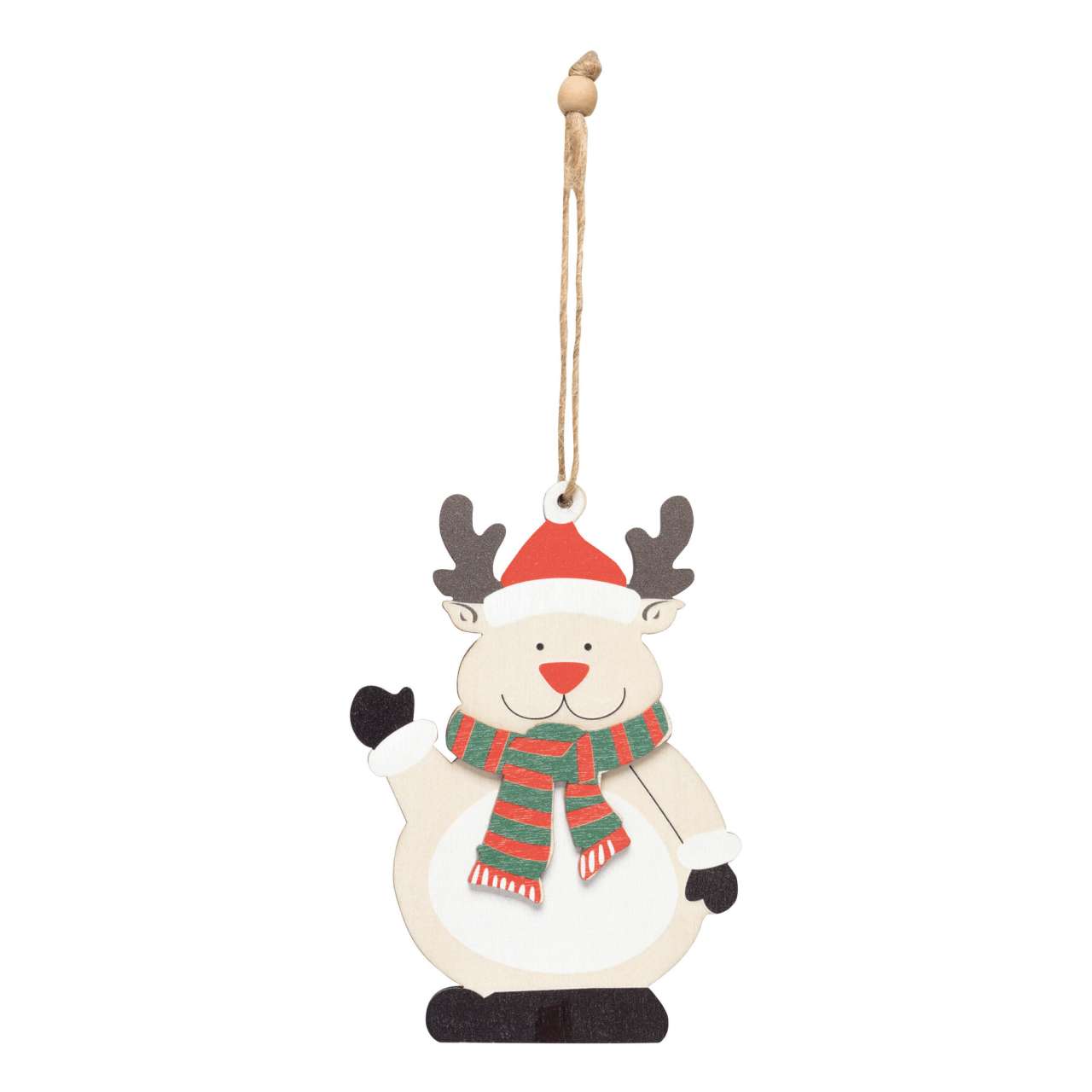 Geschenk- / Baumanhänger WOODEN SNOWI