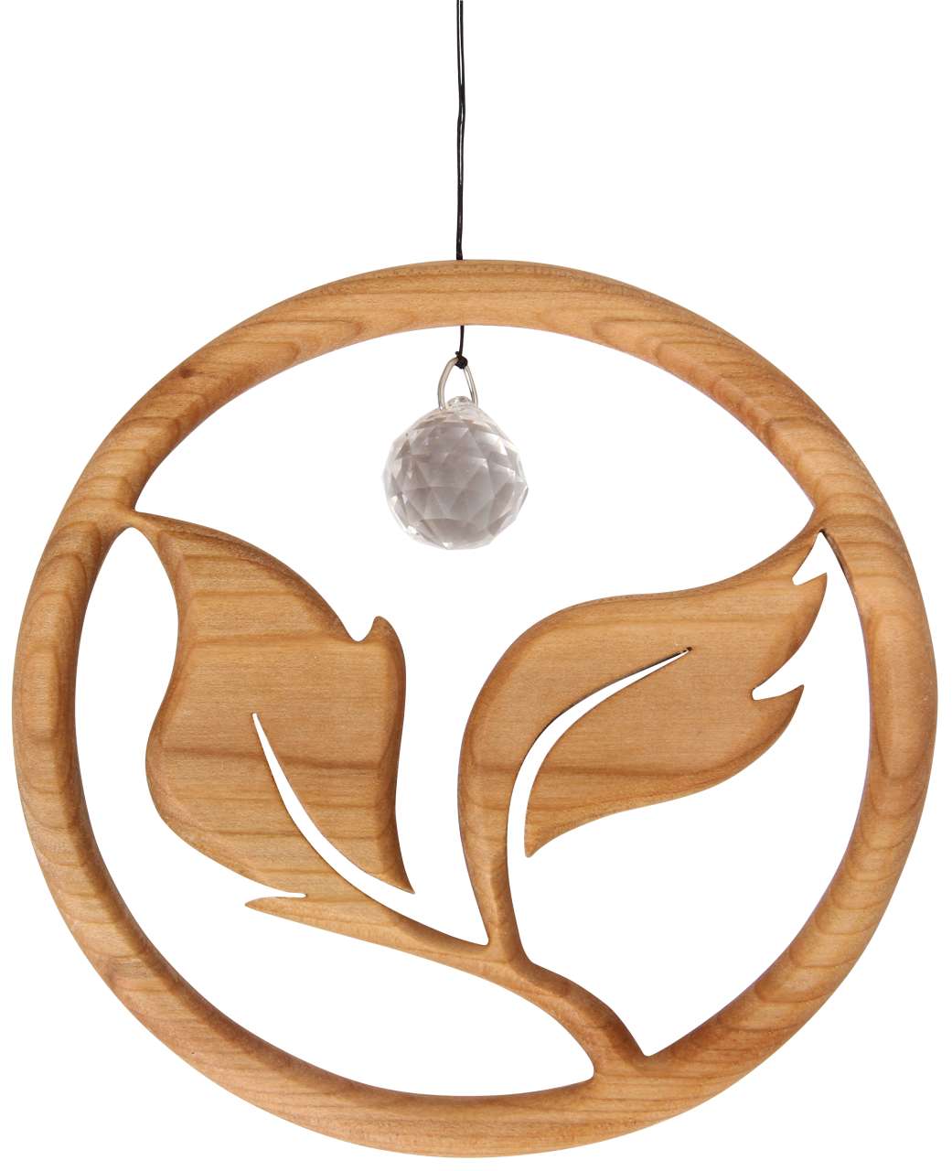 Holzhänger Ramo der Zweig mit Kristall