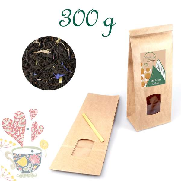 YuboFiT® Earl Grey Blue Flower Tee