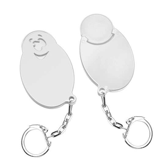 Chiphalter mit 1€-Chip "Gesicht"