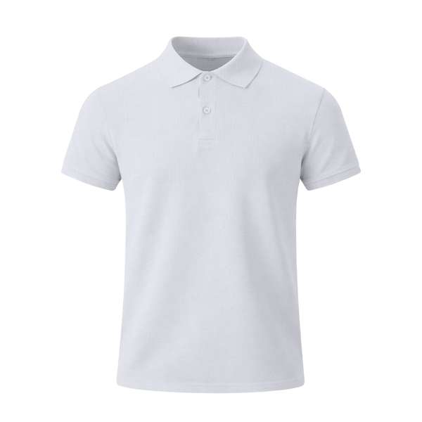 Erwachsene Weiß Polo-Shirt Charles